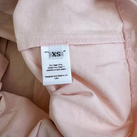 St. Roche NWT Kia Skirt in Pink Corduroy Button Front, Pockets Women’s XS - Picture 6 of 6